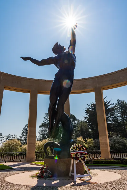 Alabaster and Remembrance — Omaha Beach, France