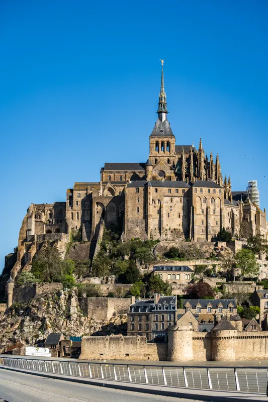 Alabaster and Remembrance — Mont Saint-Michel, France