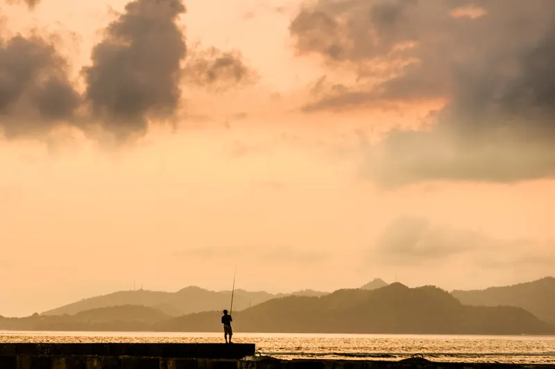 Java: Fire and Stone — Lombok Strait, Indonesia