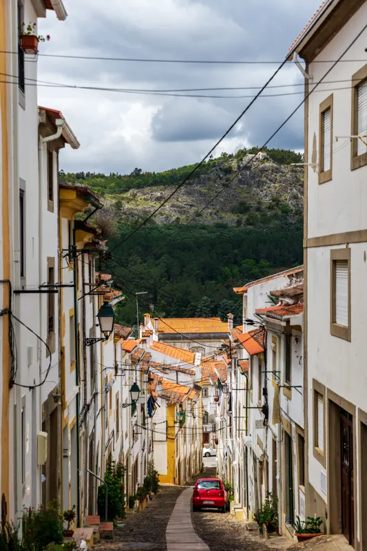 Angled the streets — Castelo de Vide, Portugal