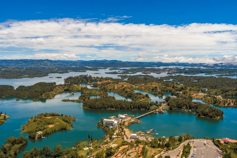 Mirador del Penol — Peñol-Guatapé reservoir 