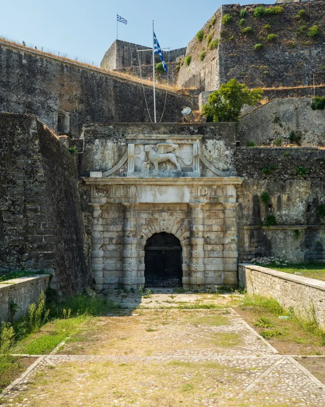 Ionian Blue and Venetian Stone — Corfu city, Corfu